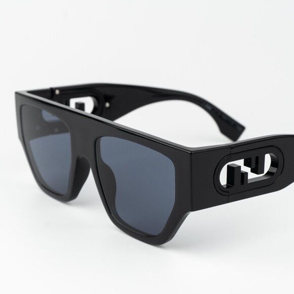 Fendi O\'LOCK Women Sunglasses Geometric Black Blue FE40108U 01V BRAND NEW main image 5